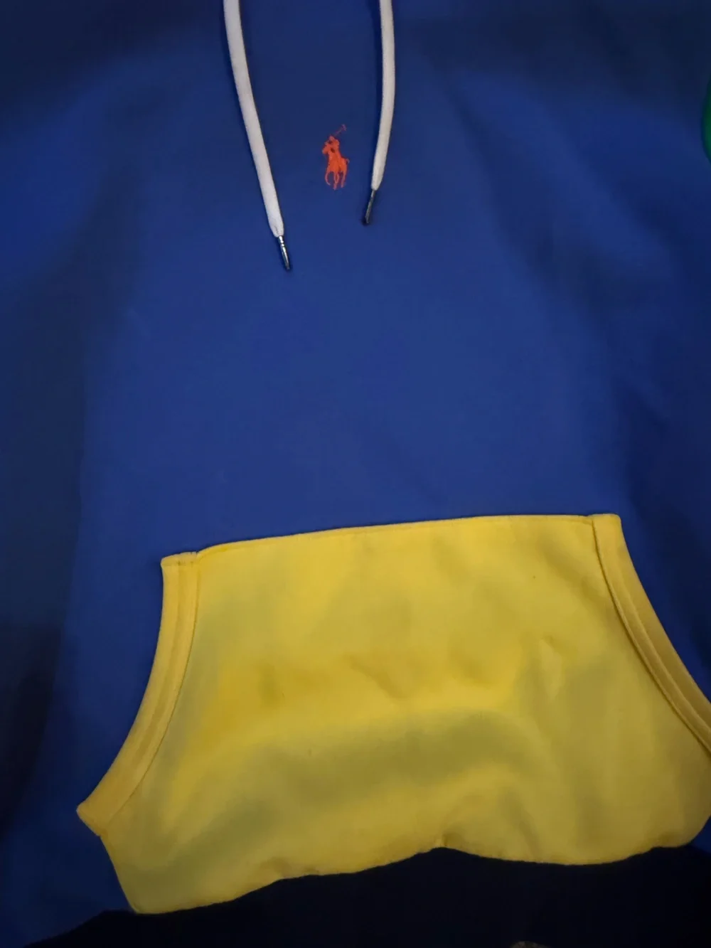 Ralph Lauren Colorblock Men’s Hoodie in Blue, Green, Red & Yellow